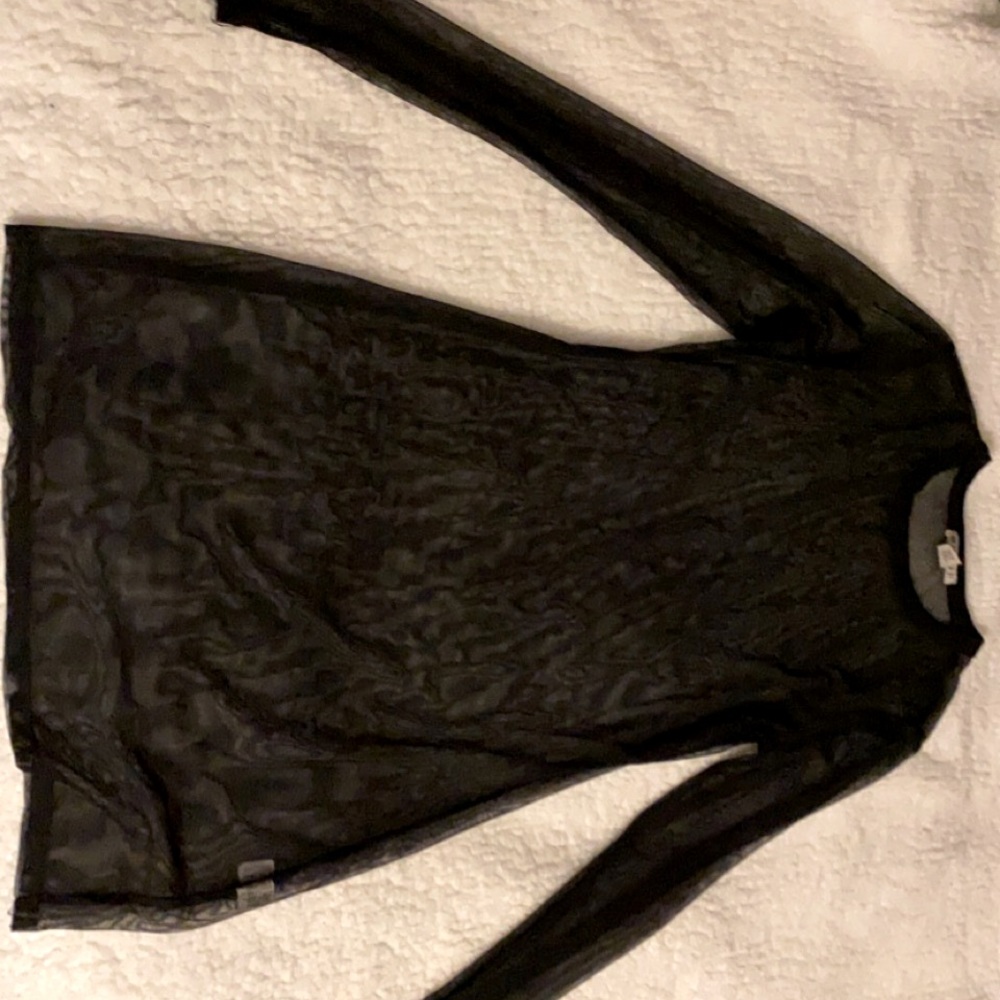 Swim suit mesh cover up